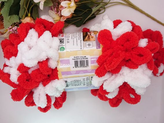 6574 червоний-білий