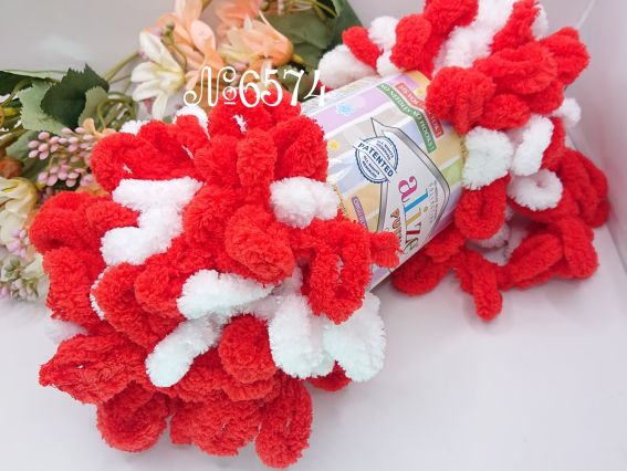 6574 червоний-білий