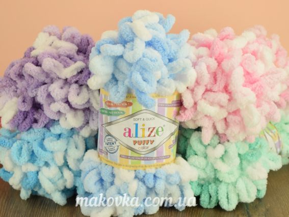 5862 рожевий, жовтий, білий, салат. меланж