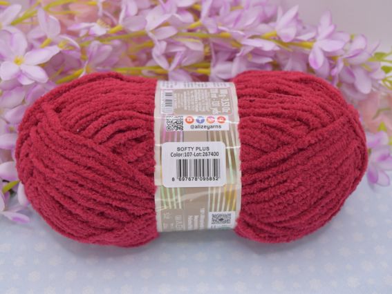 107 темний малиновий