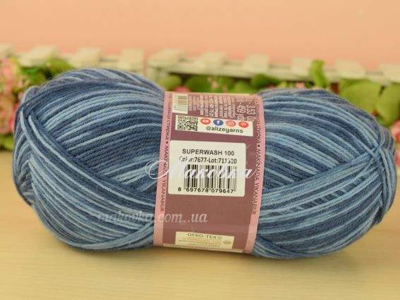 7677 блакитний-джинсовий