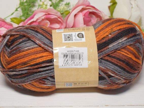 11014 коричневий-сірий-рудий