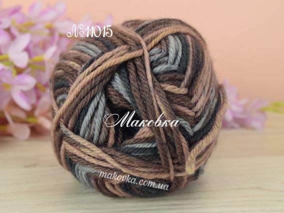 11015 коричневий-сірий-чорний