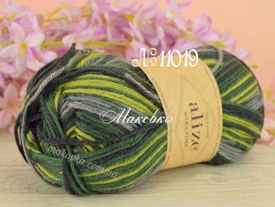 11019 салат-зелений-сірий-чорний