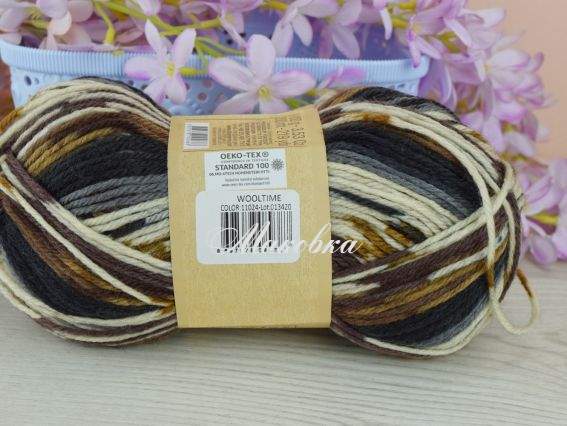 11024 молоко-коричневий-сірий-чорний