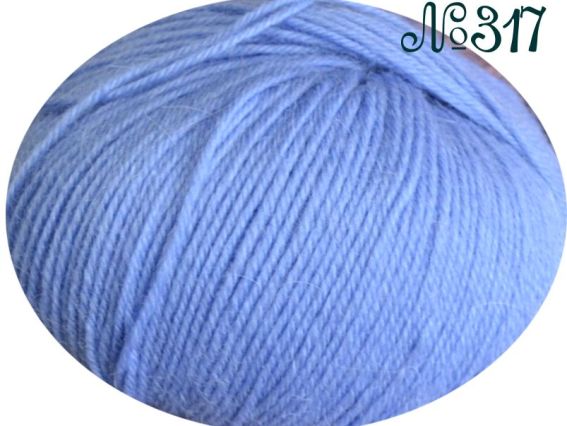 Alpaca Victoria пряжа 317 голубой