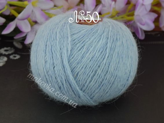 Angora 50% Avanti пряжа з пухом кролика  50 блакитний
