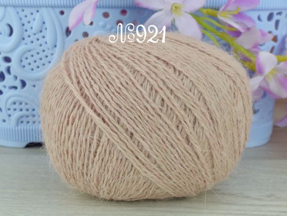 Angora 70% Avanti пряжа з пухом кролика  921 кавовий