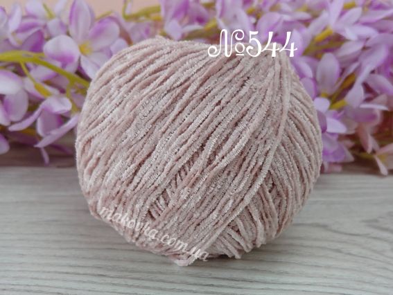 Puffy Avanti пряжа 544 запорошений світлий рожевий