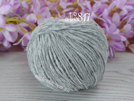 Puffy Avanti пряжа 817 сірий світлий