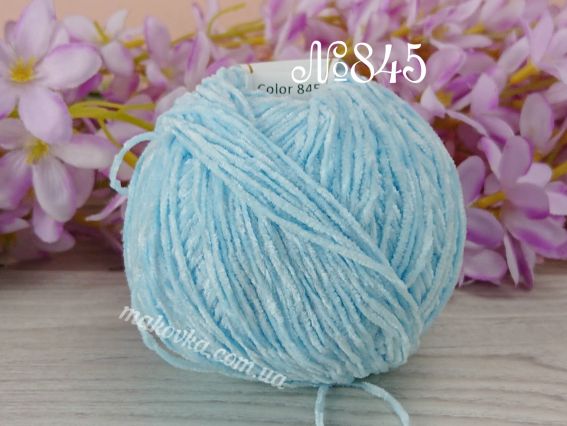 Puffy Avanti пряжа 845 яскравий блакитий (бірюзовий)