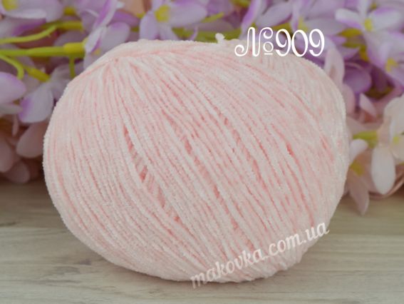 Puffy Avanti пряжа 909 рожево-персиковий