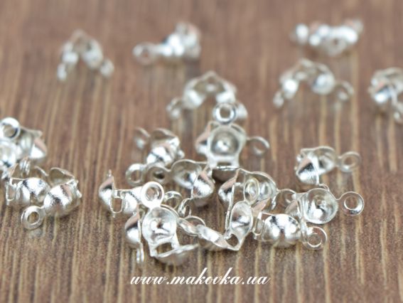 Каллоти З латуні - для маскування вузликів Срібний колір, 2 гр/уп