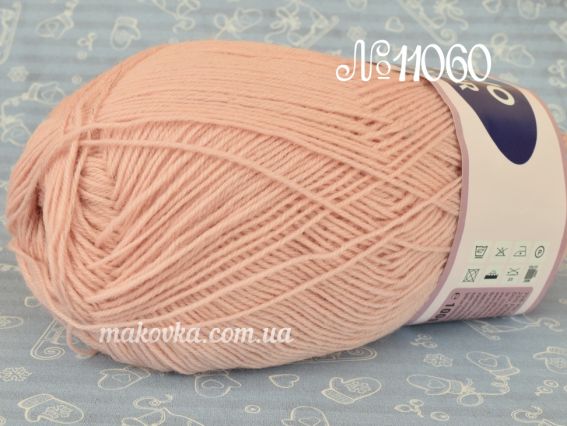Winter BRAVO шкарпеткова пряжа 11060 пудра