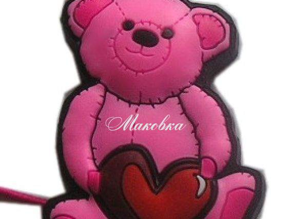 Закладка Мишка с сердечком