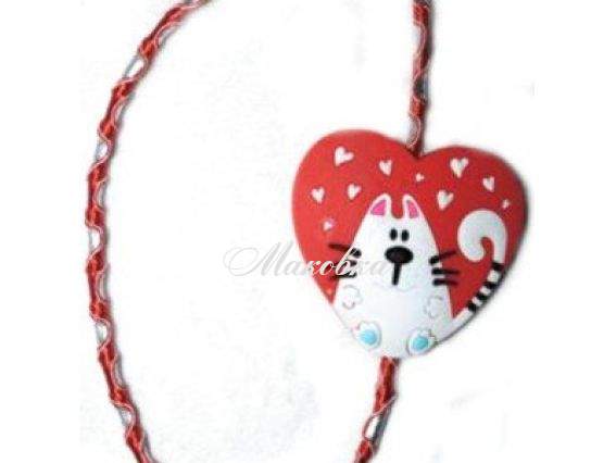 Закладка для книг Кот на сердце