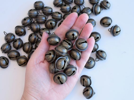 Бубонець Дзвіночок колір антична бронза , розмір 2,2 см , 1 шт