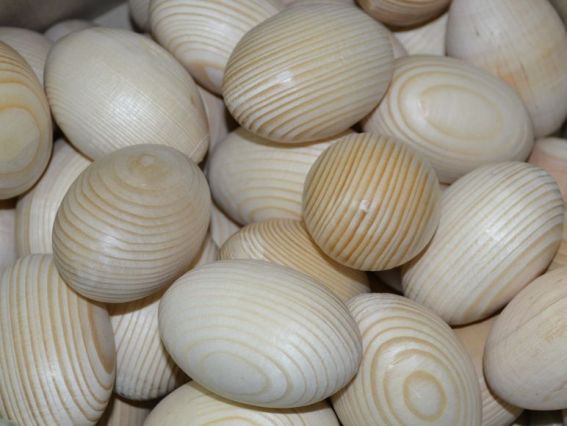 Заготовки для яиц и деревянные бусинки 2 см снова в продаже