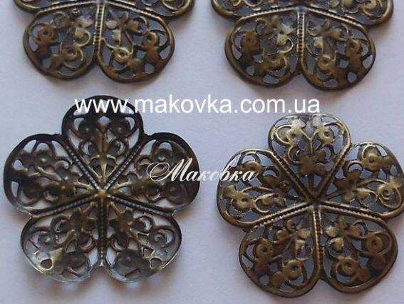 Заготовка для броши Цветок 2 Заготовка для броши Цветок 2