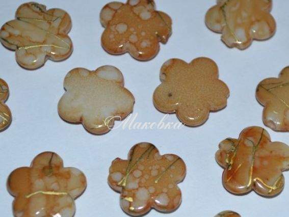 Бусины Камень-цветок, 20 шт Бусины Камень-цветок, 20 шт