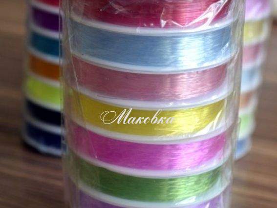 Леска эластичная 0,6 бордовый