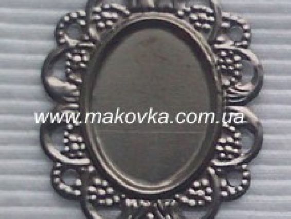 Основа под камею №1 (маленькая) Основа под камею №1 (маленькая)