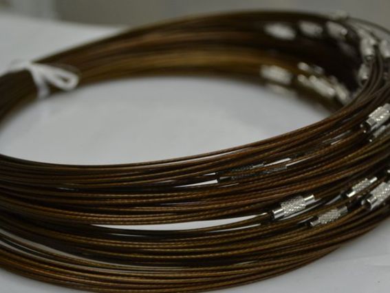 Основа на шею гибкая коричневая Основа на шею гибкая коричневая