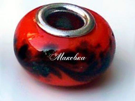 Бусина Пандора Lampwork №11 Бусина Пандора Lampwork №11