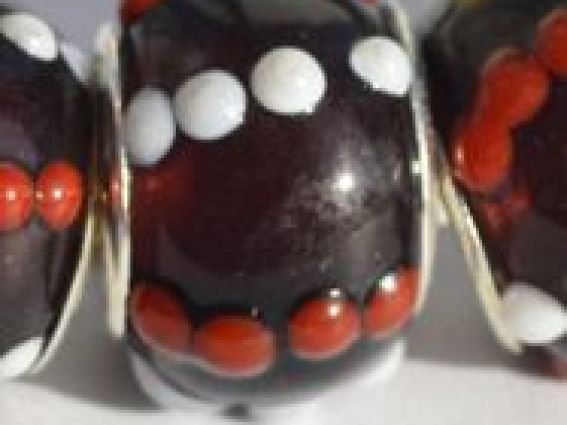 Бусина Пандора Lampwork №28 Бусина Пандора Lampwork №28