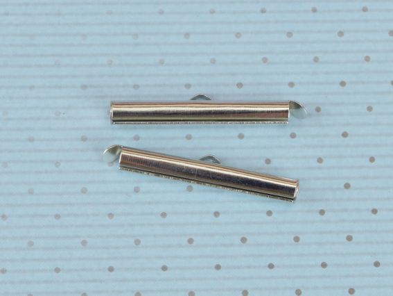 Зажим для бісерних браслетів, 30мм, платина, 2 шт Зажим для бісерних браслетів, 30мм, платина, 2 шт