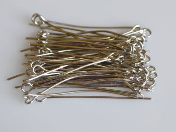 Піни Штифти - шпильки 40 мм, 5 грам, колір під платину