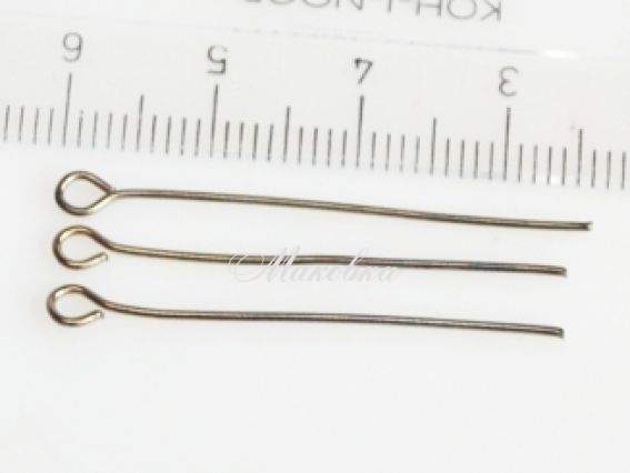 Штифты - булавки 35 мм, черные, 7 грамм Штифты - булавки 35 мм, черные, 7 грамм