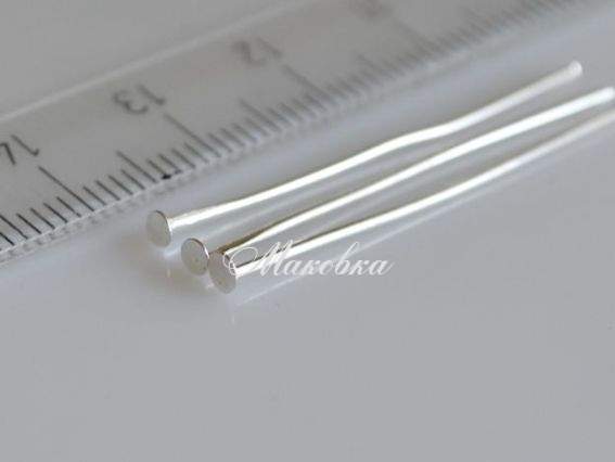 Штифты-гвоздики 35 мм, серебро, 5 грамм