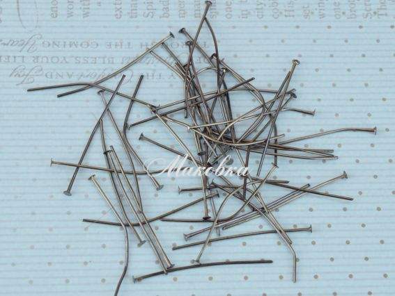 Штифти-цвяхи 35 мм, чорні, 5 грам Штифти-цвяхи 35 мм, чорні, 5 грам