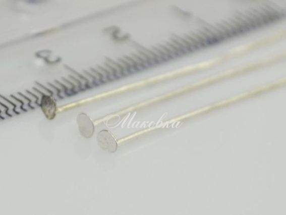 Штифты-гвоздики 38 мм, серебро, 7 грамм Штифты-гвоздики 38 мм, серебро, 7 грамм