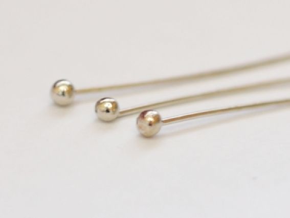 Штифты с шариком, 20 шт, платина Штифты с шариком, 20 шт, платина