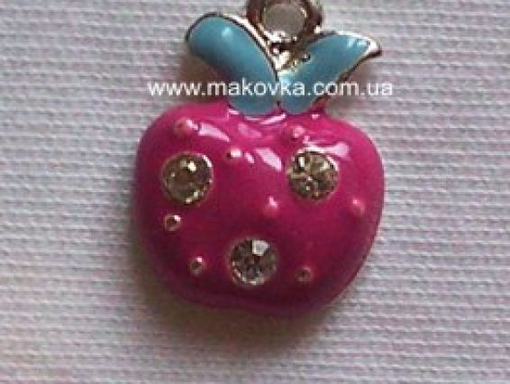 Подвеска Яблочко с камушками Подвеска Яблочко с камушками