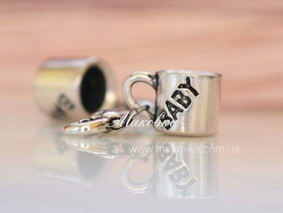 Подвеска с карабином Чашка №04, BABY Подвеска с карабином Чашка №04, BABY