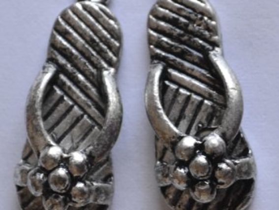 Подвеска Босоножка №2 с цветочком Подвеска Босоножка №2 с цветочком