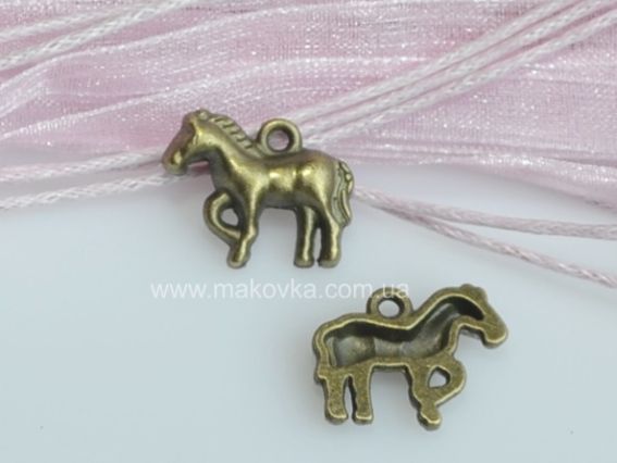 Подвеска Лошадь №2, античная бронза, 1 шт Подвеска Лошадь №2, античная бронза, 1 шт