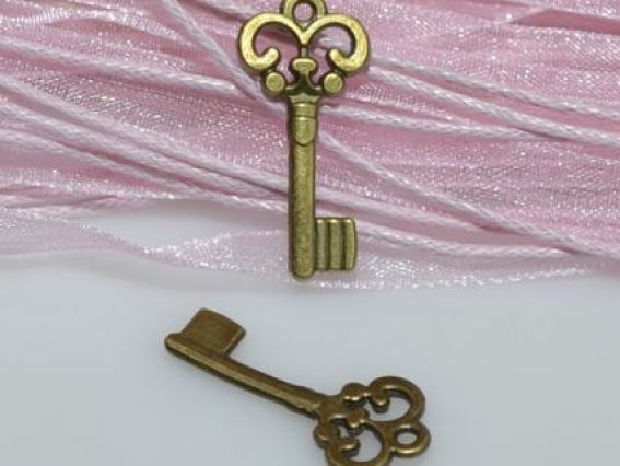Подвеска Ключ №7, античная бронза, 1 шт Подвеска Ключ №7, античная бронза, 1 шт