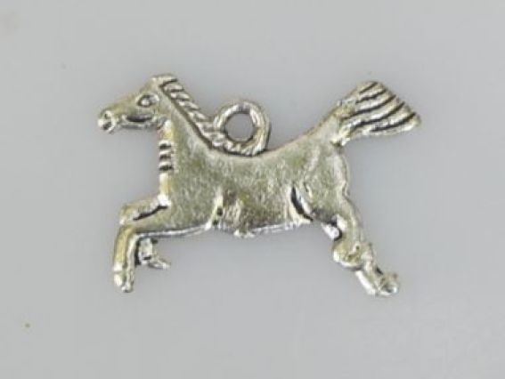 Подвеска Лошадь №1, античное серебро, 50 шт Подвеска Лошадь №1, античное серебро, 50 шт