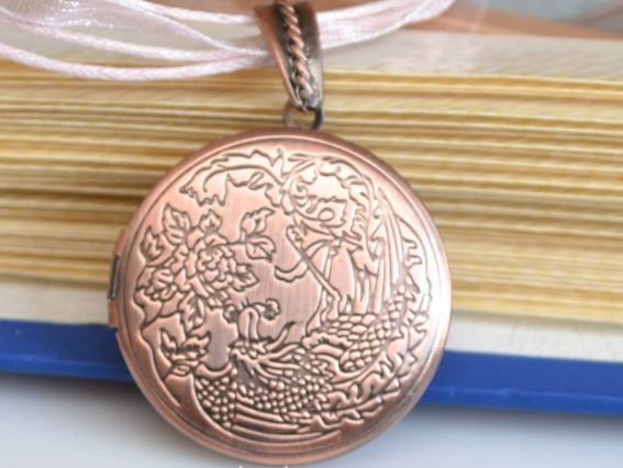 Медальон для фото №3 круглый Райская птица Медальон для фото №3 круглый Райская птица