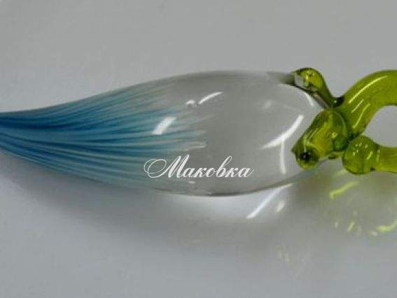 Подвеска Lampwork Бутон голубая Подвеска Lampwork Бутон голубая