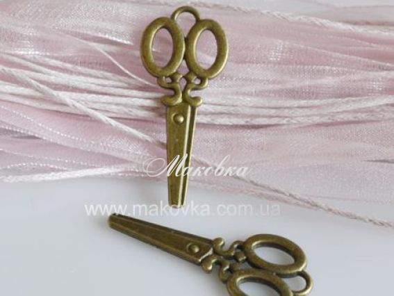 Підвіска Ножиці №4 великі 34 мм, антична бронза, 1 шт Підвіска Ножиці №4 великі 34 мм, антична бронза, 1 шт