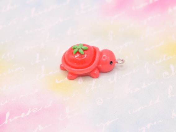 Підвіска Черепашка Червоний томат 28мм 