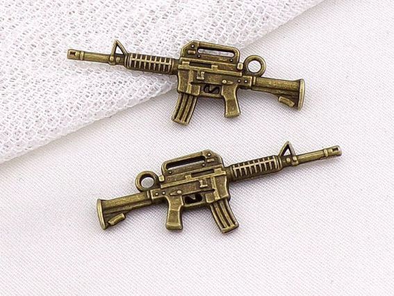 Підвіска Автомат №04 45х16 мм, антична бронза , 1 шт Підвіска Автомат №04 45х16 мм, антична бронза , 1 шт