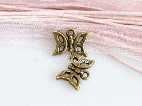 Подвеска Бабочка №07, античная бронза, 1 шт Подвеска Бабочка №07, античная бронза, 1 шт