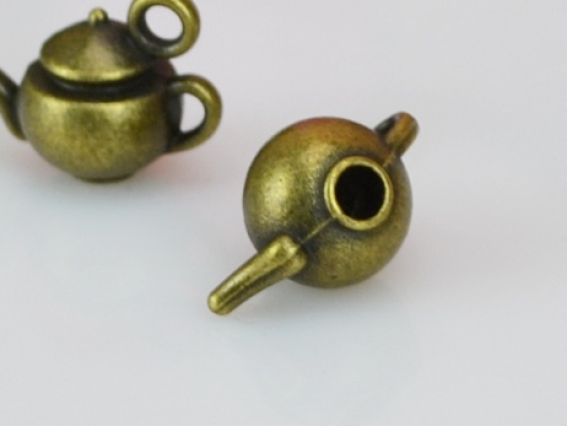 Підвіска Чайник 17.50x15 мм, антична бронза