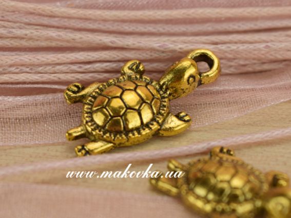 Подвеска Черепаха №3, античное золото, 1 шт Подвеска Черепаха №3, античное золото, 1 шт